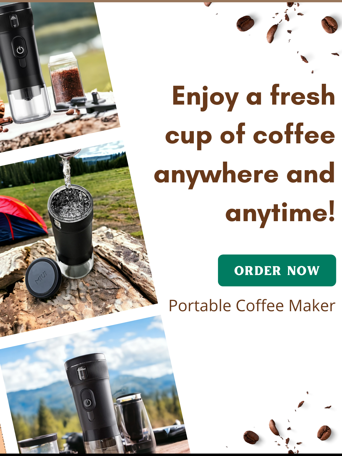 Portable Coffee Maker MIUI Small Espresso Machine DC12V Travel